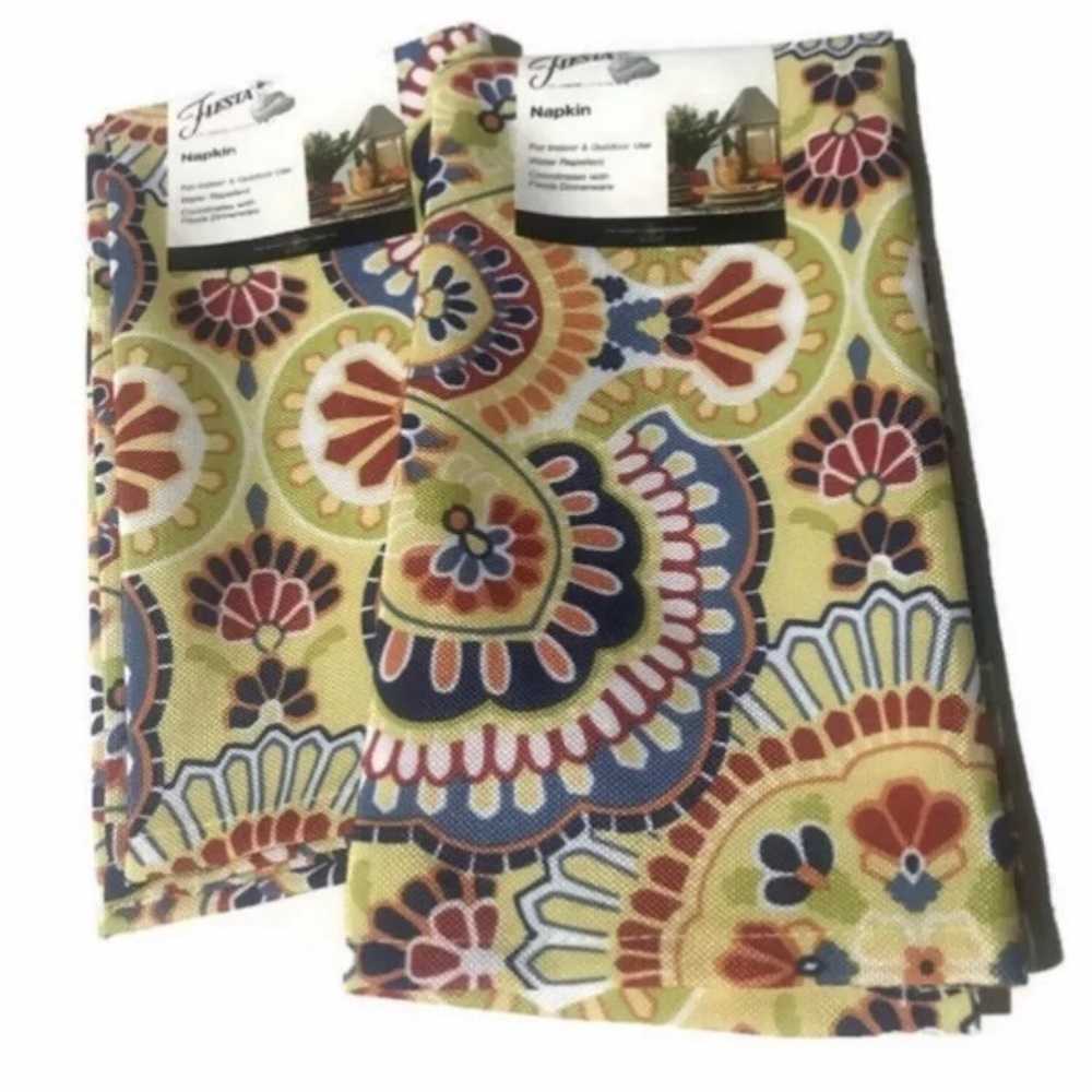Fiestaware Fiesta Rio Napkins Lot of Two new